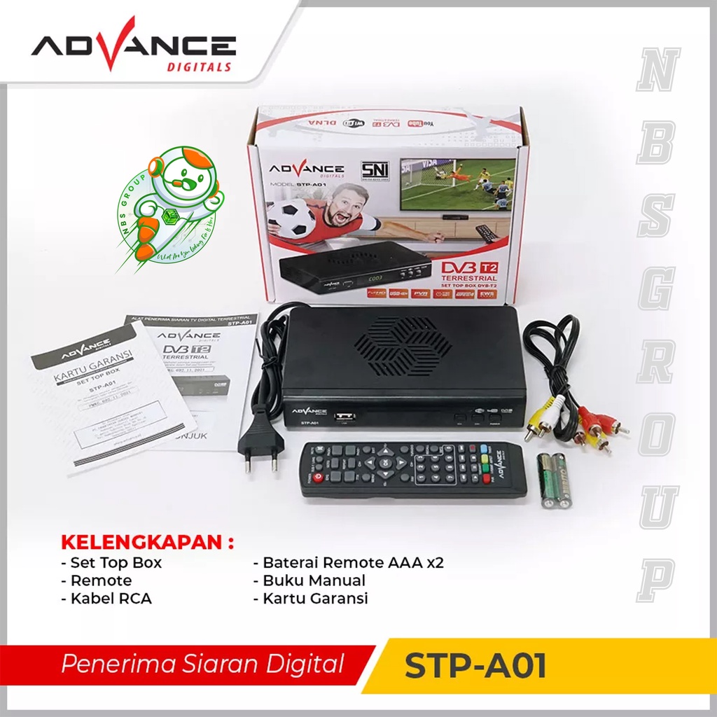 (NBS) PROMO  Set Top Box STB TV digital Advance STP-A01 / A02 / STB / Set top box /Android box ATB01