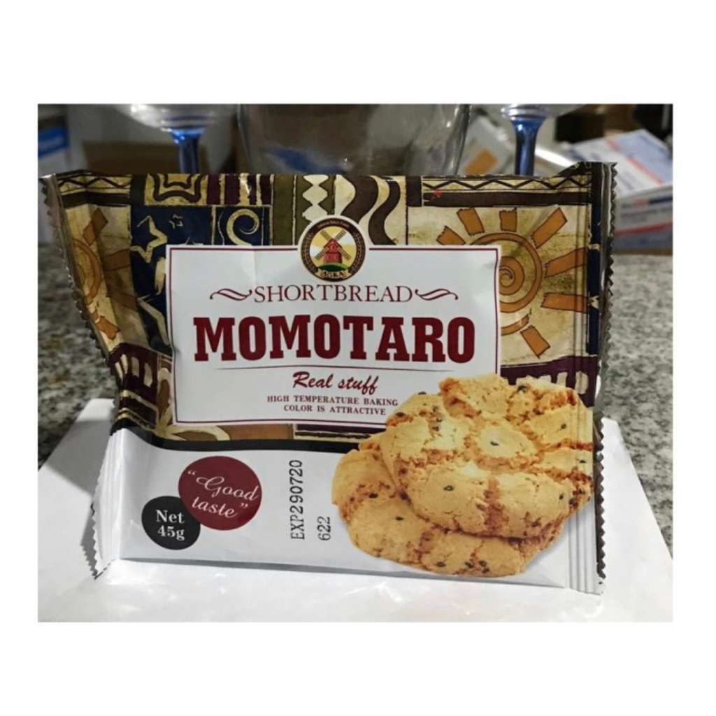 

Aoka Momotaro Cookies rasa original per pcs cemilan murah dan enak