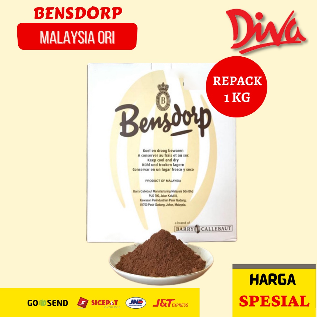 

[1kg] Bensdorp Malaysia "QUEEN ANNA" / Bensdrop Coklat Bubuk / Cocoa Powder Original