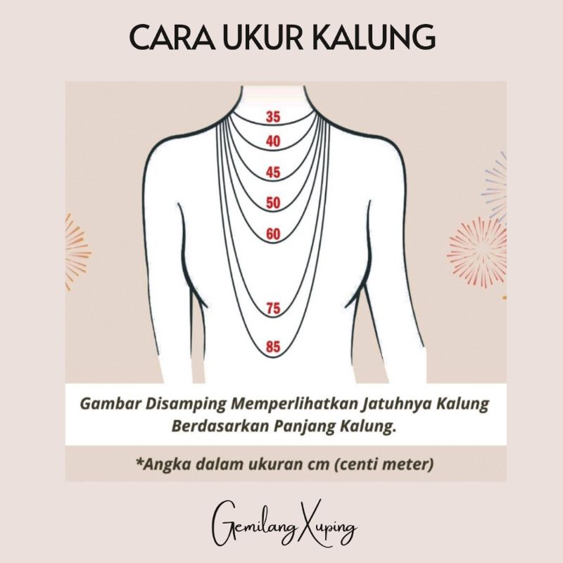 Kalung Rantai Titanium 60cm gold K04087