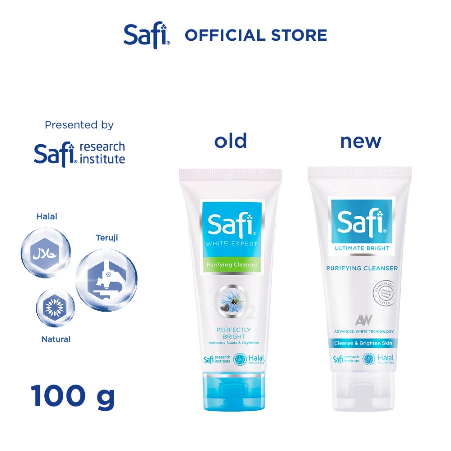 SAFI ULTIMATE BRIGHT PURIFYING CLEANSER - 100GR