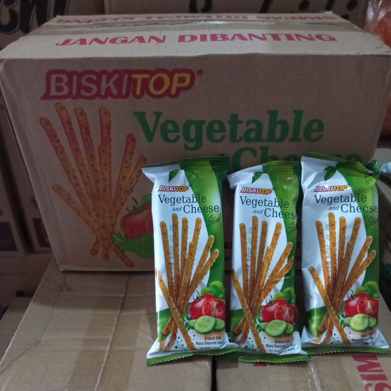 

Biskitop vegetable 50 gram 1 dus isi 40 pcs
