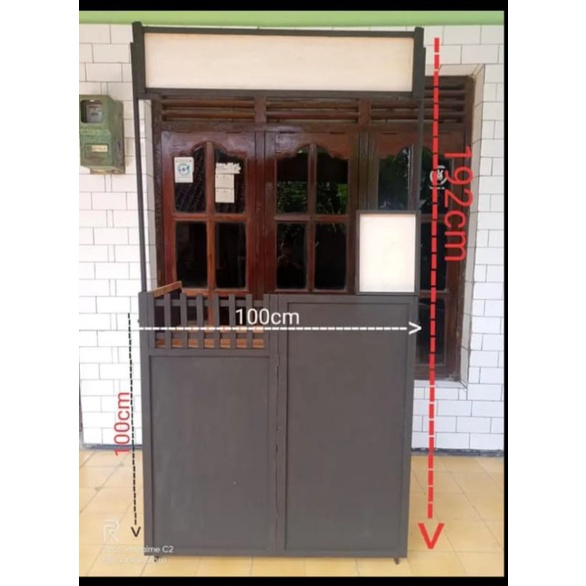 gerobak, gerobak portable, gerobak lipat terlaris, gerobak murah