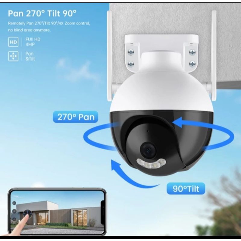 Cctv ip cam v380 outdoor portable wireless wifi 8mp Full HD