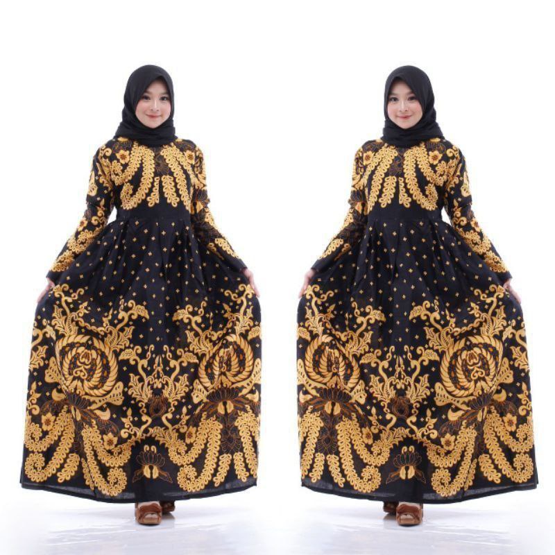 Maura Couple - Sania Ruffle Batik Couple Ori Ndoro Jowi Garansi Termurah Shopee Kemeja Pria Lengan Panjang Gamis Batik Jumbo