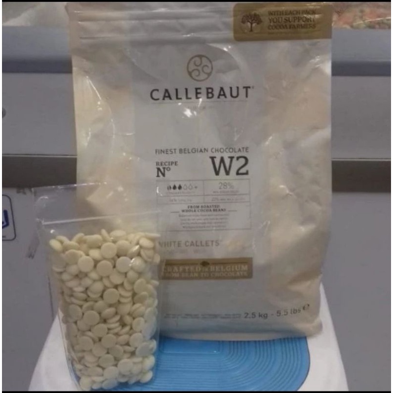 

Callebaut white callets 2,5kg