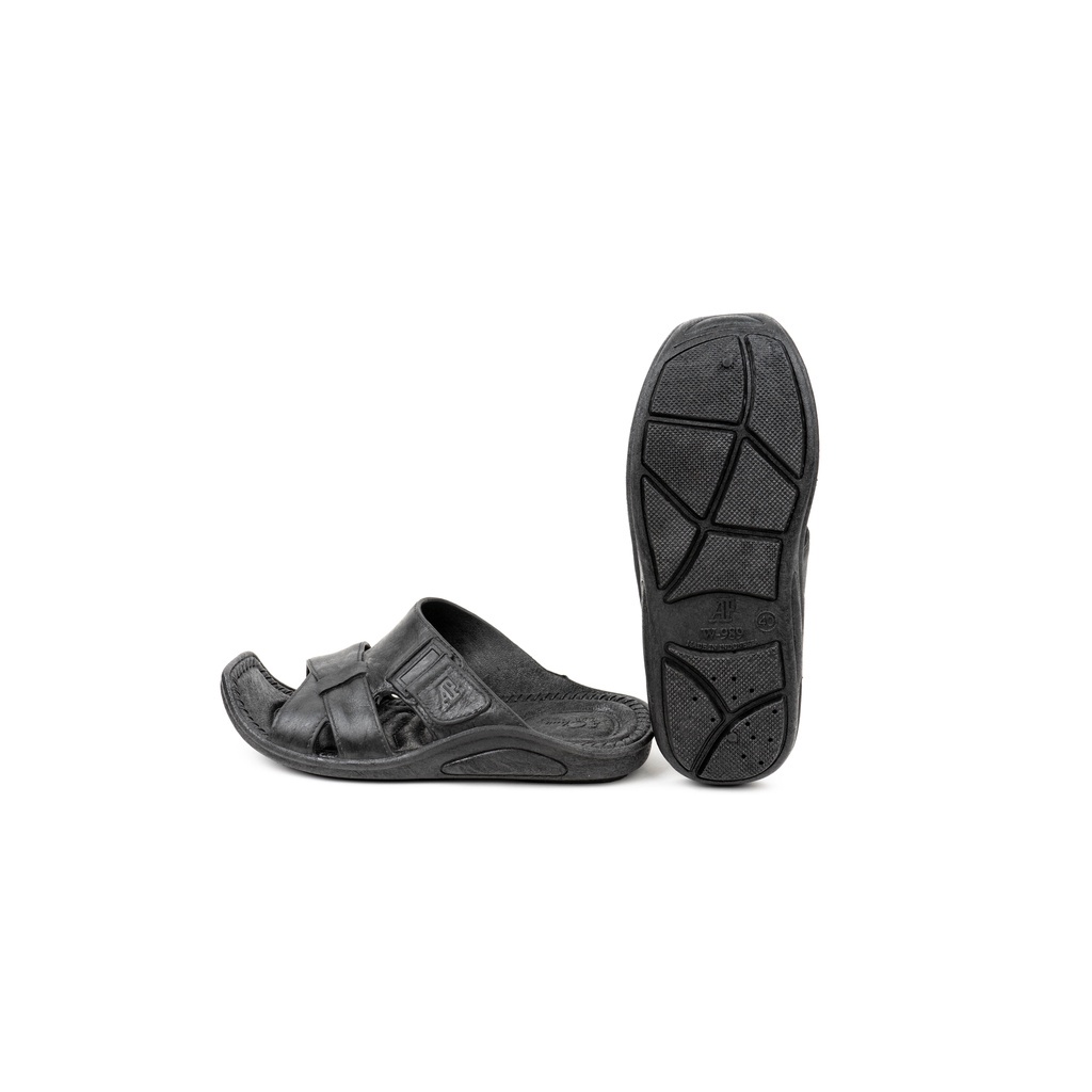 Sandal Slop Pria AP 989 Hitam - Sandal Slide