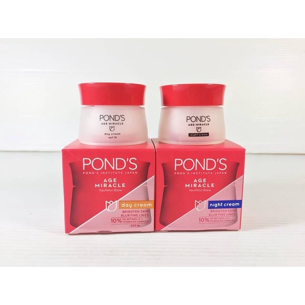 PONDS AGE MIRACEL CREAM | DAY CREAM 10g | NIGHT CREAM 10g |