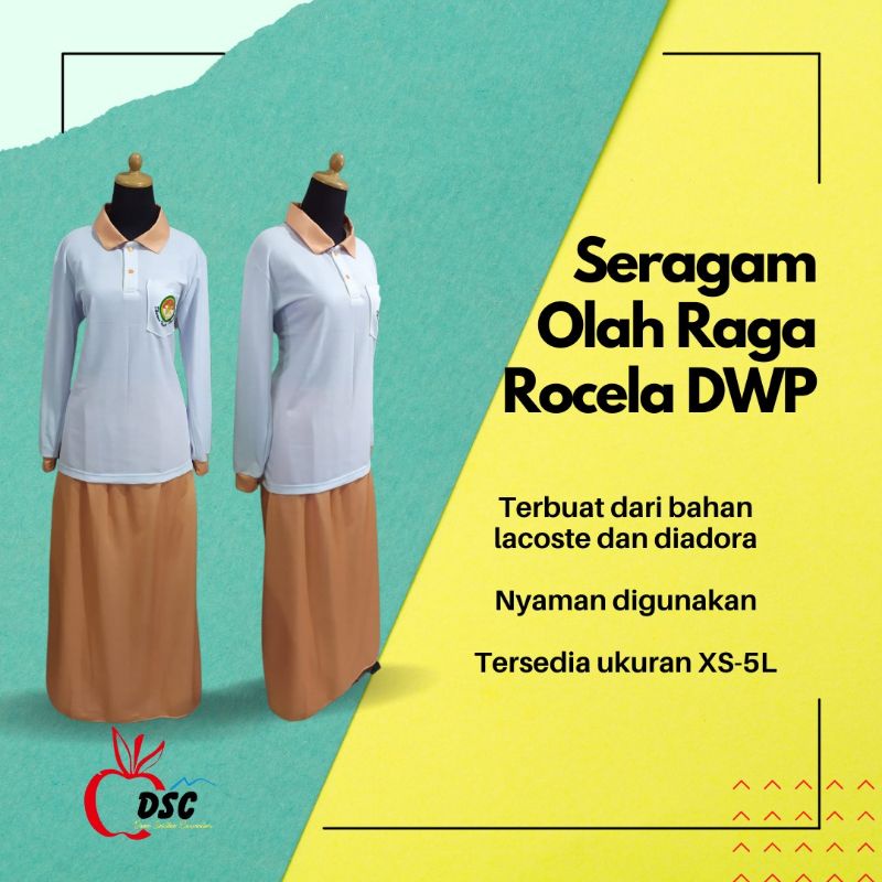 Setelan Seragam Olahraga DWP TERBARU WARNA PEACH ROCELA