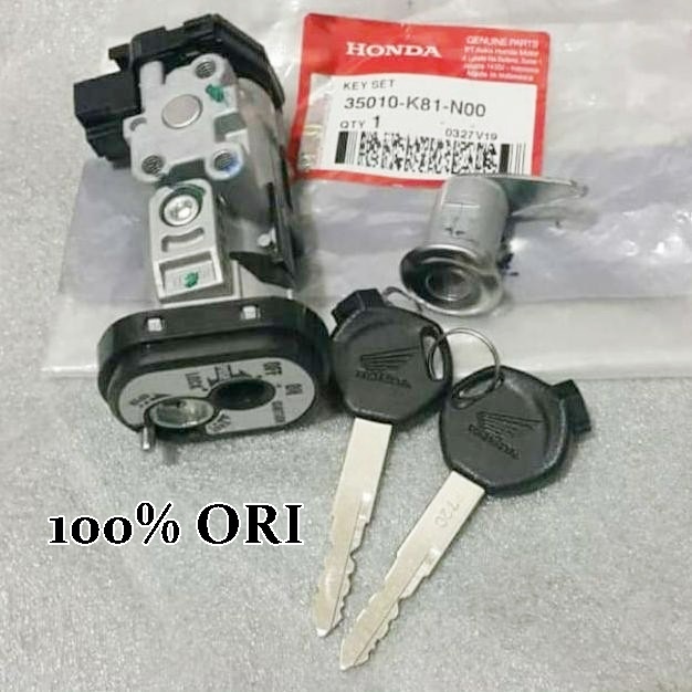 Kunci kontak set K81 kualitas BEAT POP , BEAT ESP , BEAT STREET , BEAT FI NEW Original 100%