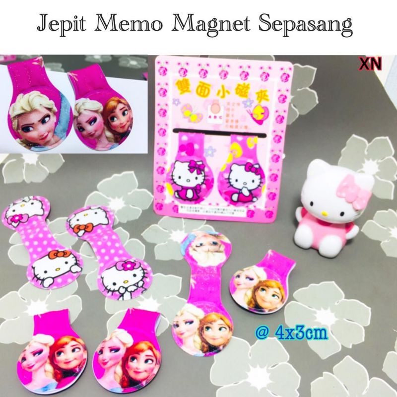 

Jepit memo magnet karakter sepasang