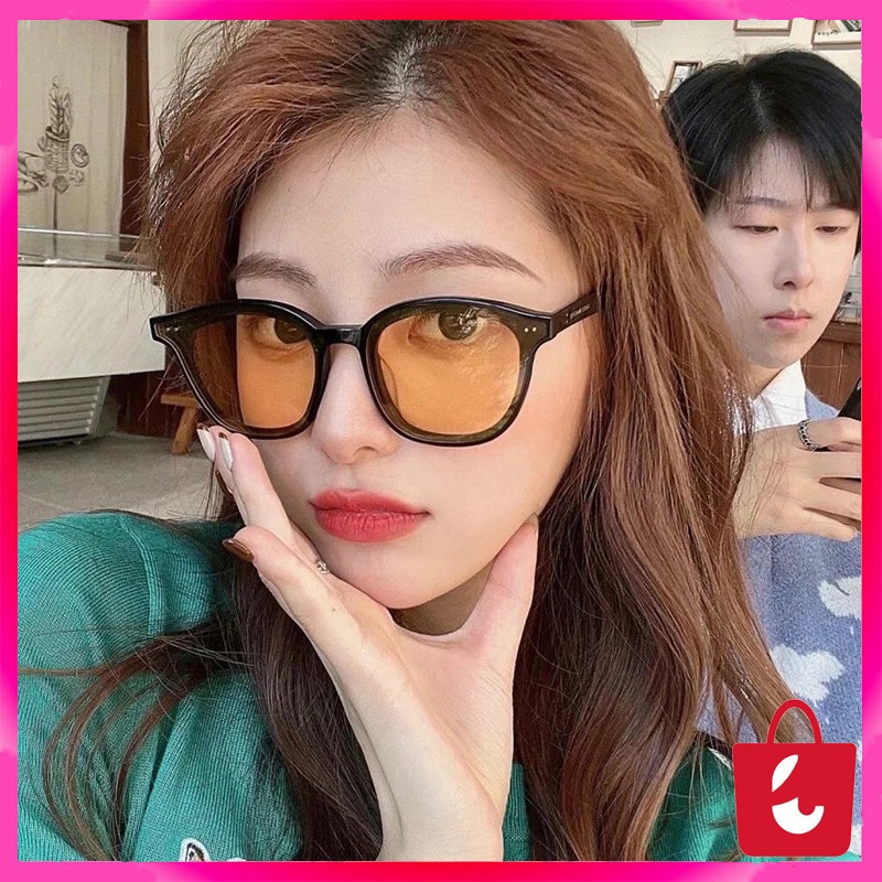 【COD】Kacamata Hitam Korea Sunglasses Anti-Uv Wanita Pria Kacamata Fashion