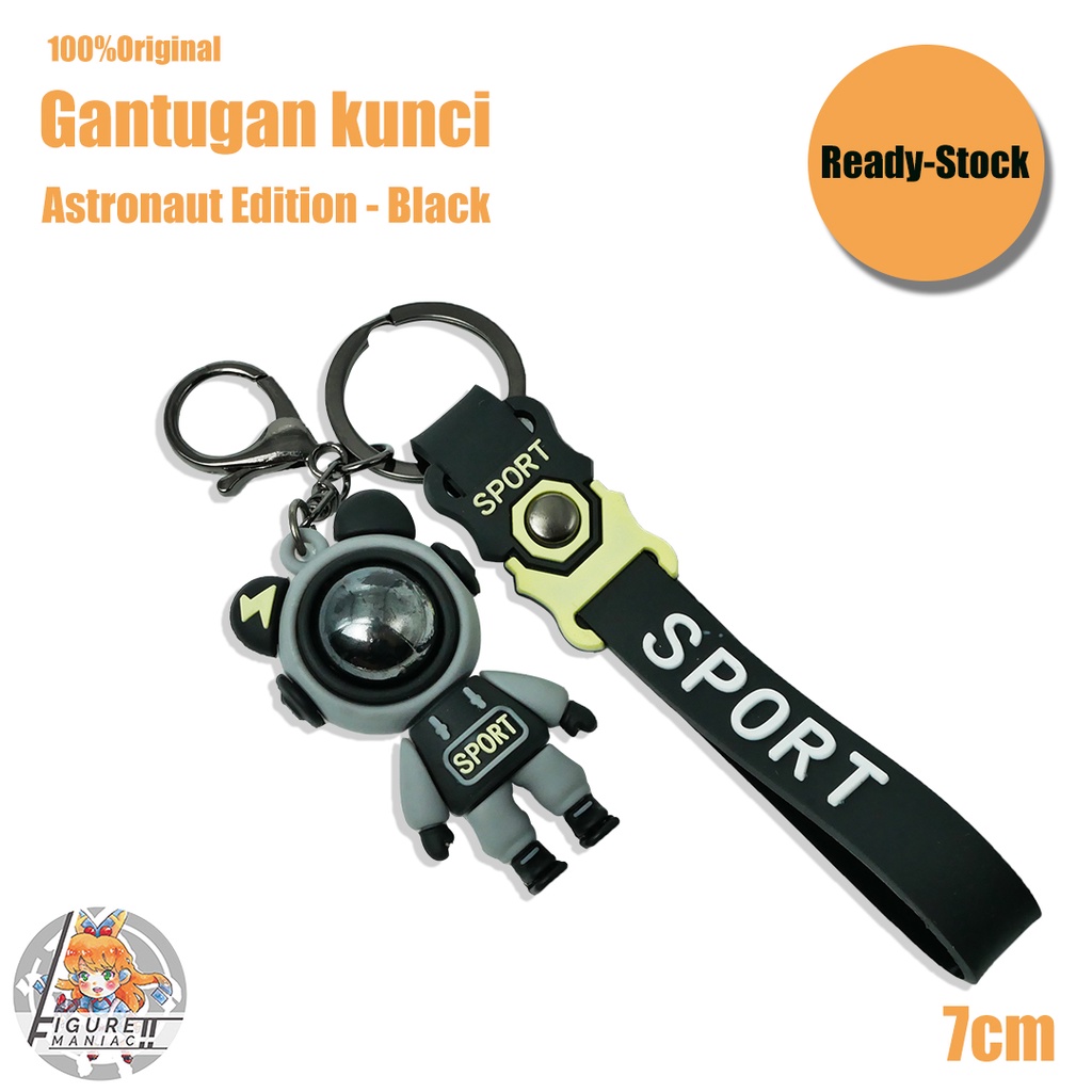 Gantungan Kunci - Astronout 3D Edition 7 cm Premium Import Astronot lucu Gantungan Kunci Lucu Gantungan Kunci Cute