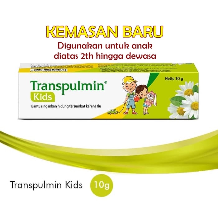 TRANSPULMIN BABY / Transpulmin KIDS Balsam Bayi Anak 20 gr 20gr/ 10 gr 10gr (meringankan hidung tersumbat karena flu)