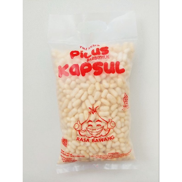 

Snack pilus kapsul rasa bawang putih 400 g