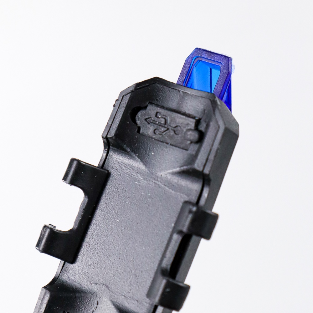 TaffLED Defensor Lampu Sepeda 5 LED Taillight Rechargeable - DC-918 - Blue