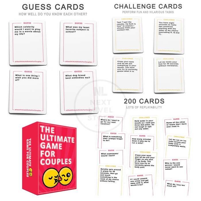 The Ultimate Game For Couples Couple Card Game Pasangan Intimacy Board