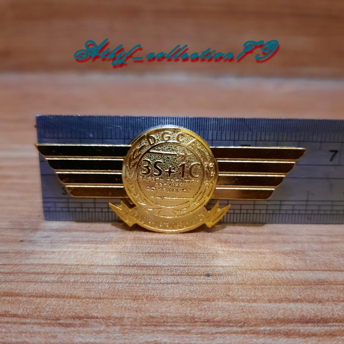 Pin DGCA 3S+1C Wings DGCA Wing DGCA Kementerian Perhubungan Magnet - Kecil