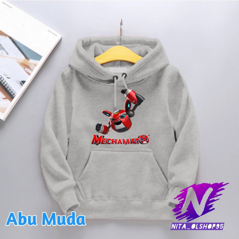 sweater hoodie anak mechabot