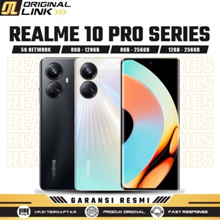 Realme 10 Pro Plus 5G 8/128 8/256 12/256 RAM 8 12 ROM 128 256 GB 8GB 128GB 256GB HP Smartphone Android
