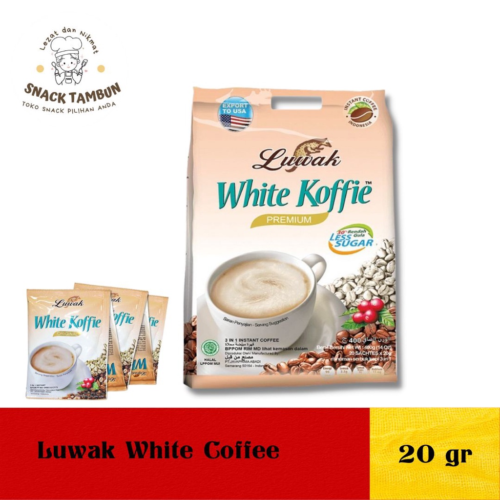 

Luwak White Coffee Original 10 Sachet