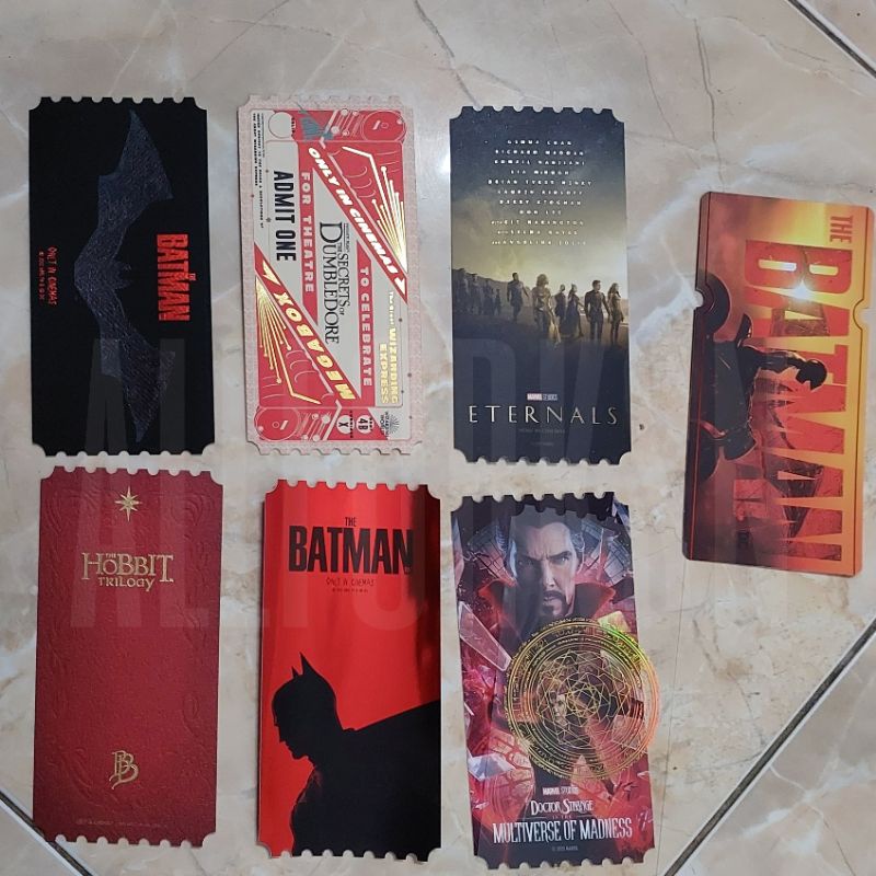 Collectible Ticket Film Mark Original Megabox CGV Cineq Korea
