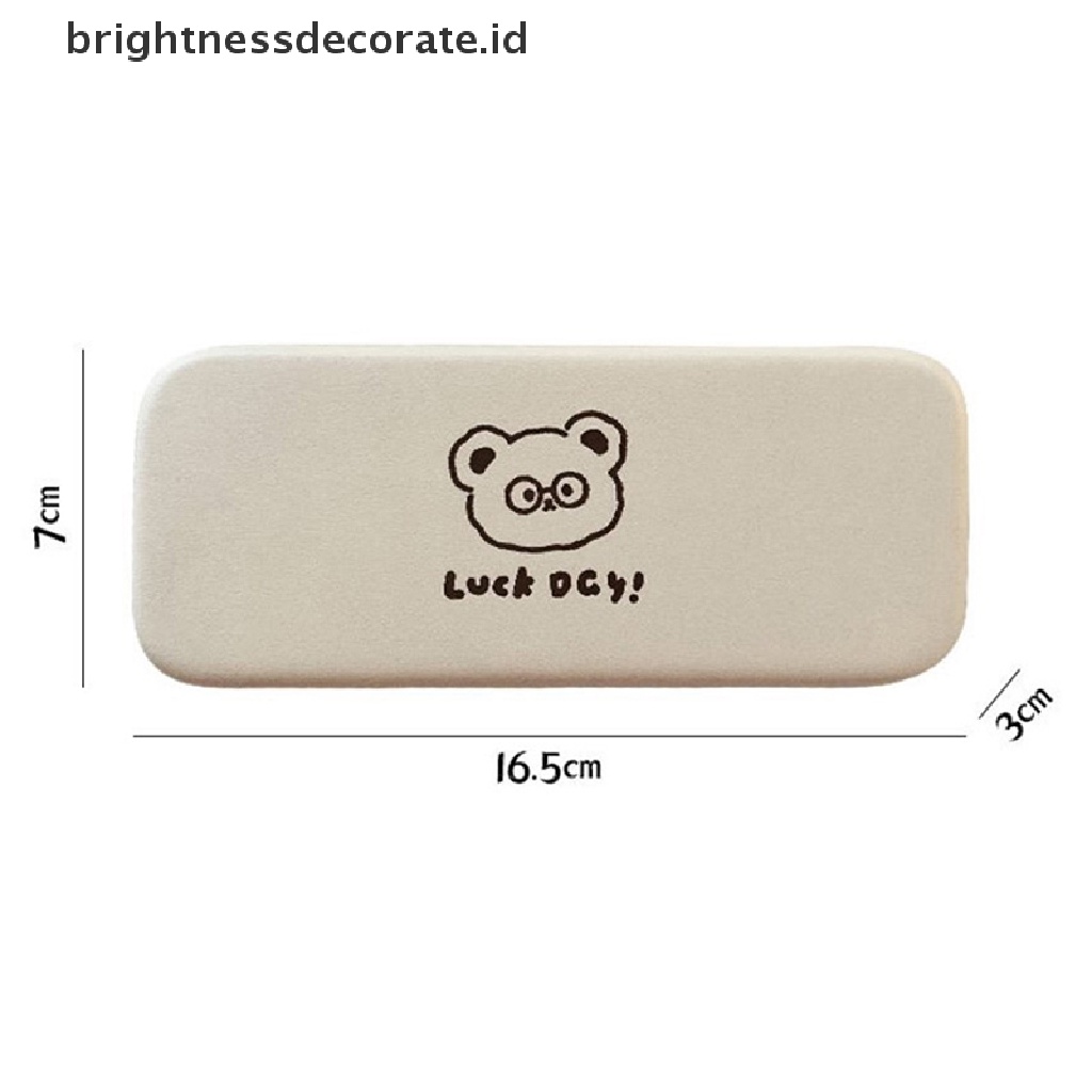 [Birth] 1pc Lucu Motif Kartun PU Portable Glasseswear Glasses Case Kotak Penyimpanan Kacamata [ID]