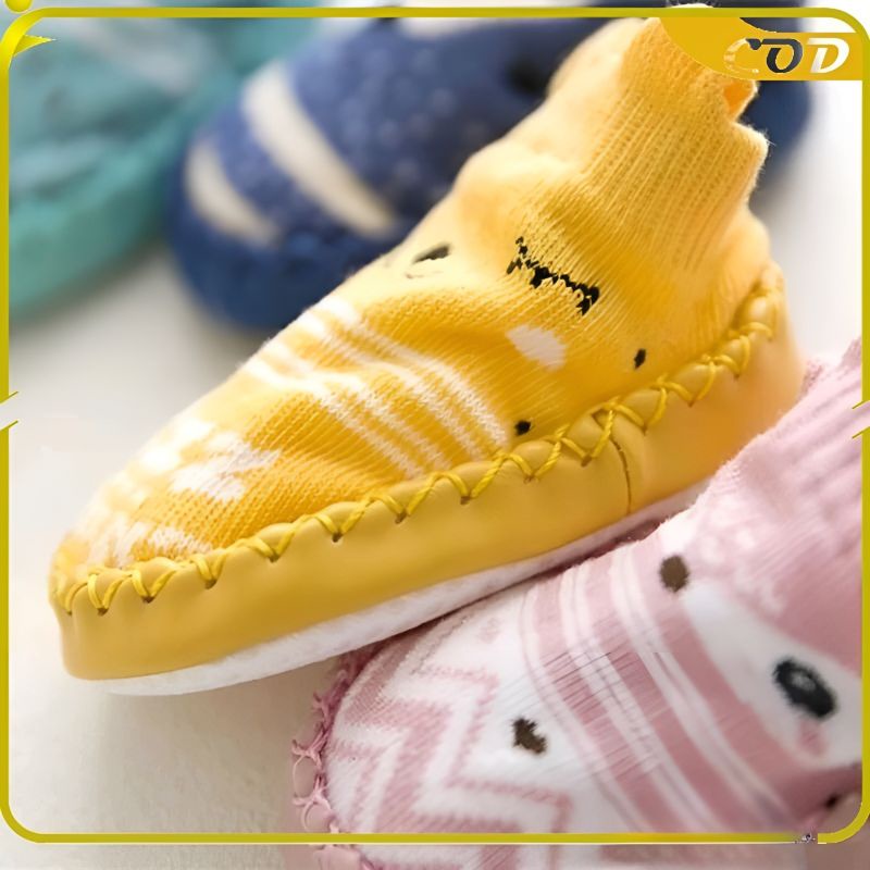 SEPATU ANAK BAYI / SEPATU PREWALKER ANTI SLIP MOTIF KARAKTER HEWAN