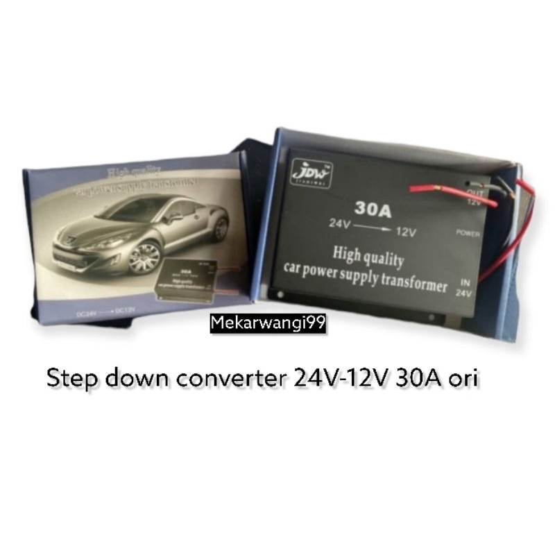 step down converter DC 24V-12V 30A jdw ori