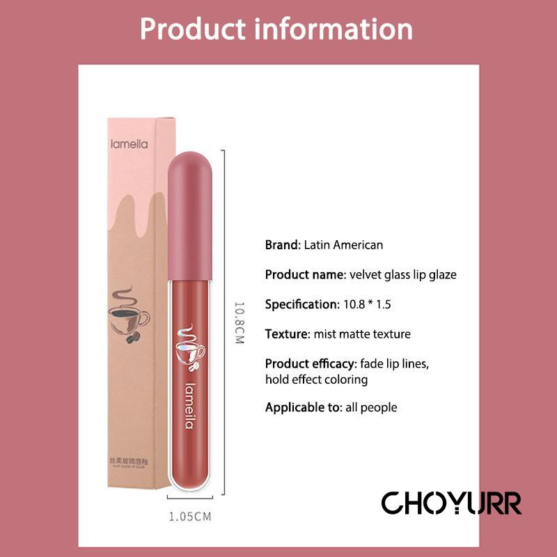 【COD】Lip Glaze Lipstik Cair Lip Gloss Pelembab Silky Misty Matte Lipstick Anti Air Lipstick Velpet Lip Gloss -CH