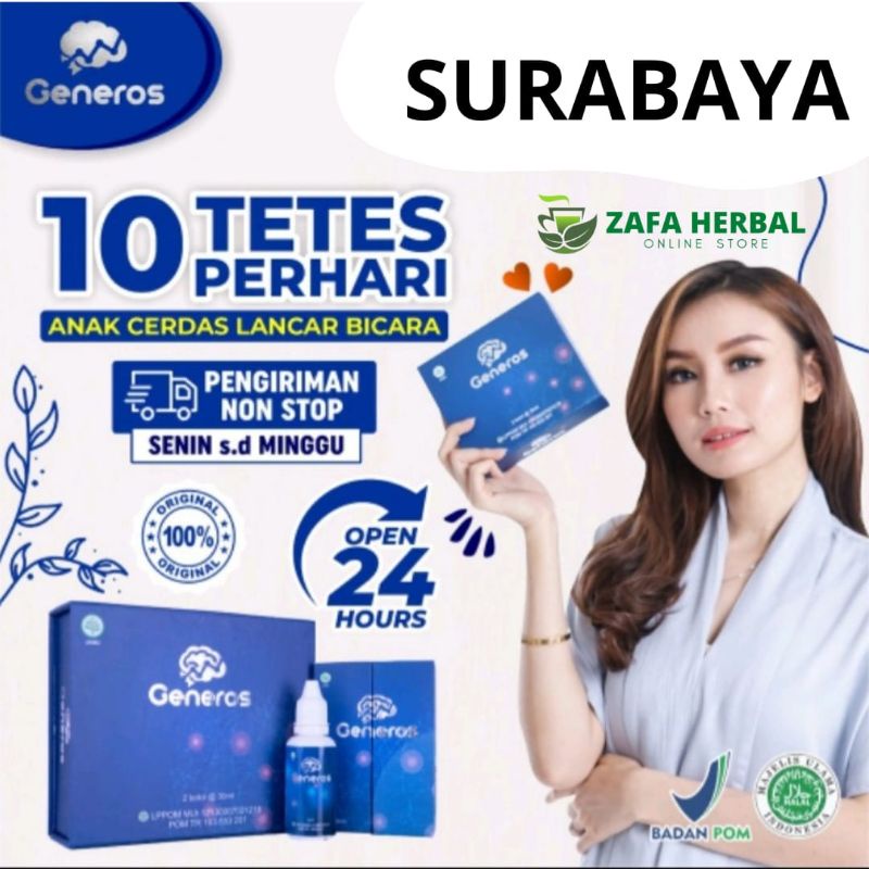 GENEROS Nutrisi Otak Anak Mengatasi Speech Delay