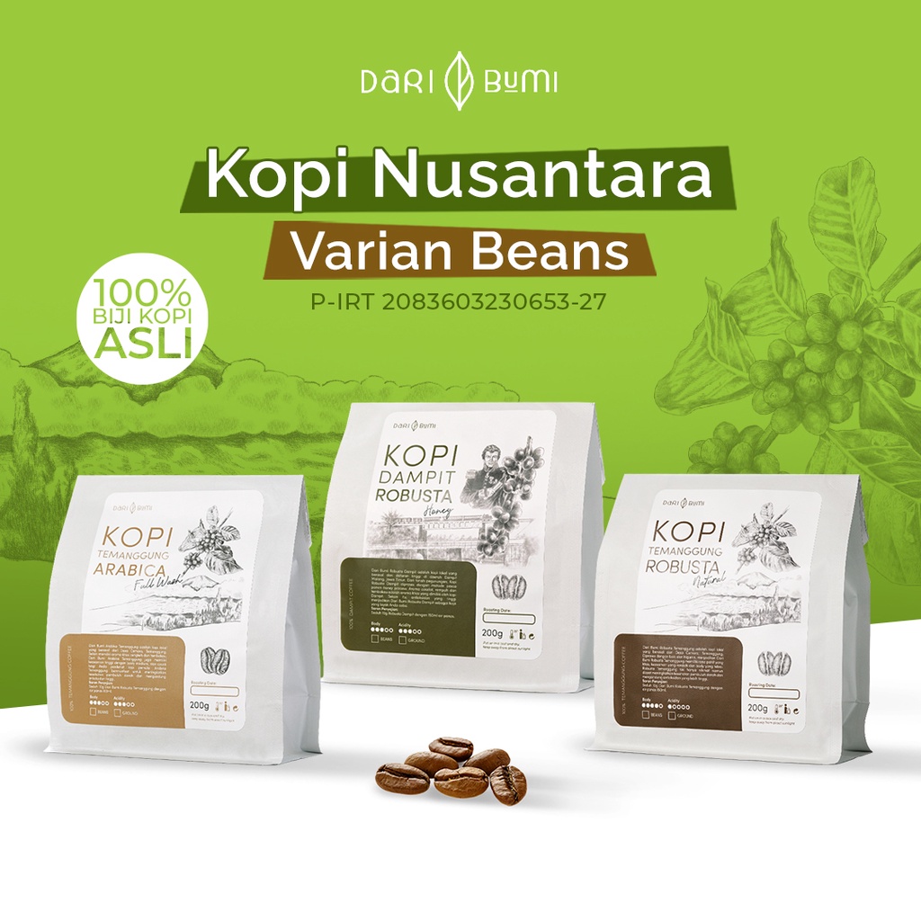 Kopi Bubuk Dampit Robusta Honey 200g Daribumi