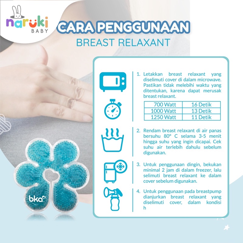 BKA Breast Relaxant Kompres Relaksasi Payudara Free Cover Isi 1 dan Isi 2 Pelancar Asi