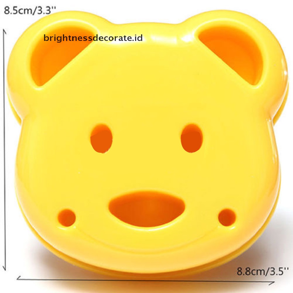 [Birth] Cute Animal Sandwich Mold Cutter Beruang Anjing Bentuk Dinosaurus Kue Roti Toast Maker [ID]