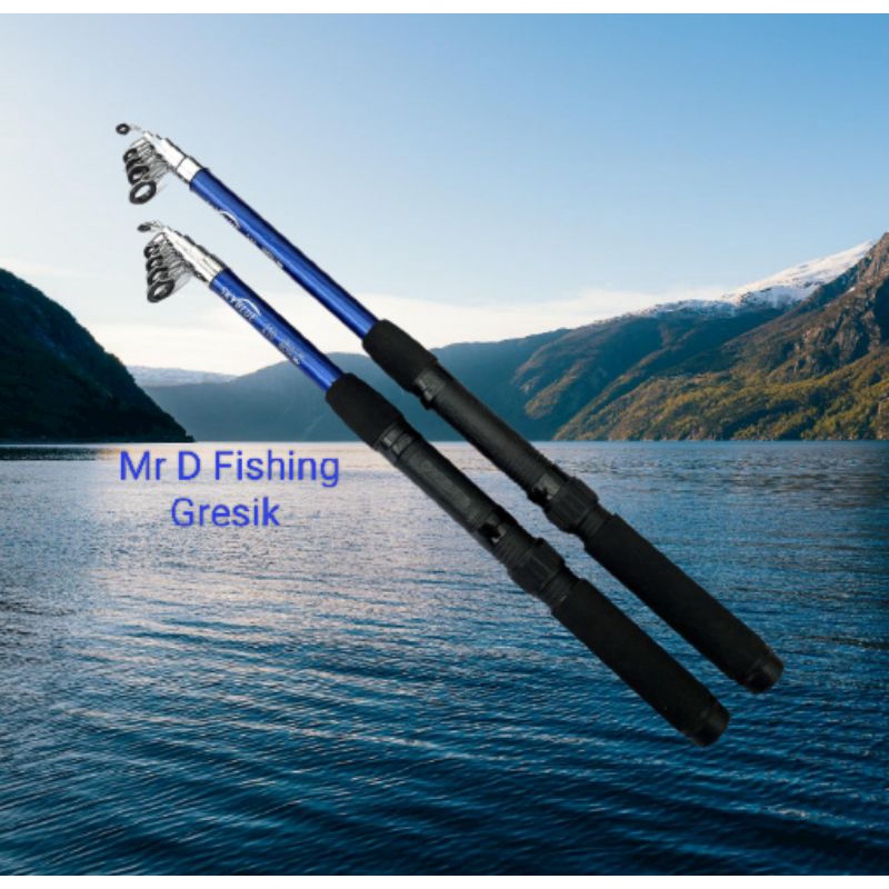 Joran pancing antena panjang 210 240 270 300 360 sungai dan laut