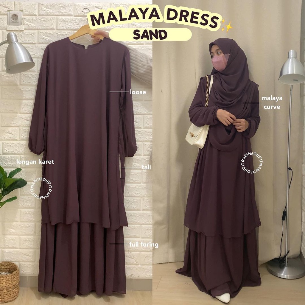 Jual Malaya Dress By Aruna Outfit Shopee Indonesia