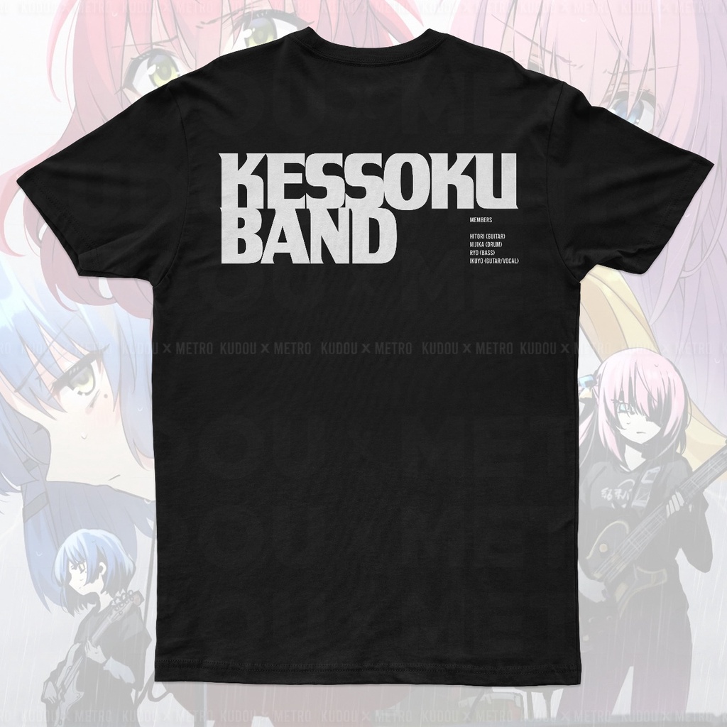 Tshirt Kessoku Band Uniform Anime Manga Hitori Gotoh Bocchi the Rock! Premium Unisex