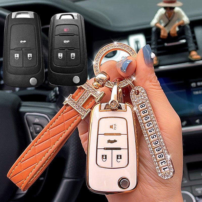 Soft TPU Chevrolet Car key Cover Case key holder Gantungan Kunci keyring Untuk Chevrolet Covoz Cruze Cruze