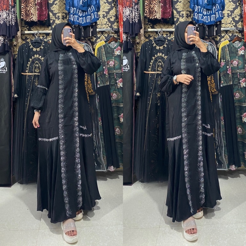 abaya najwa terbaru 2023/ terbaru abaya najwa abaya hikmat kw/abaya zulfa