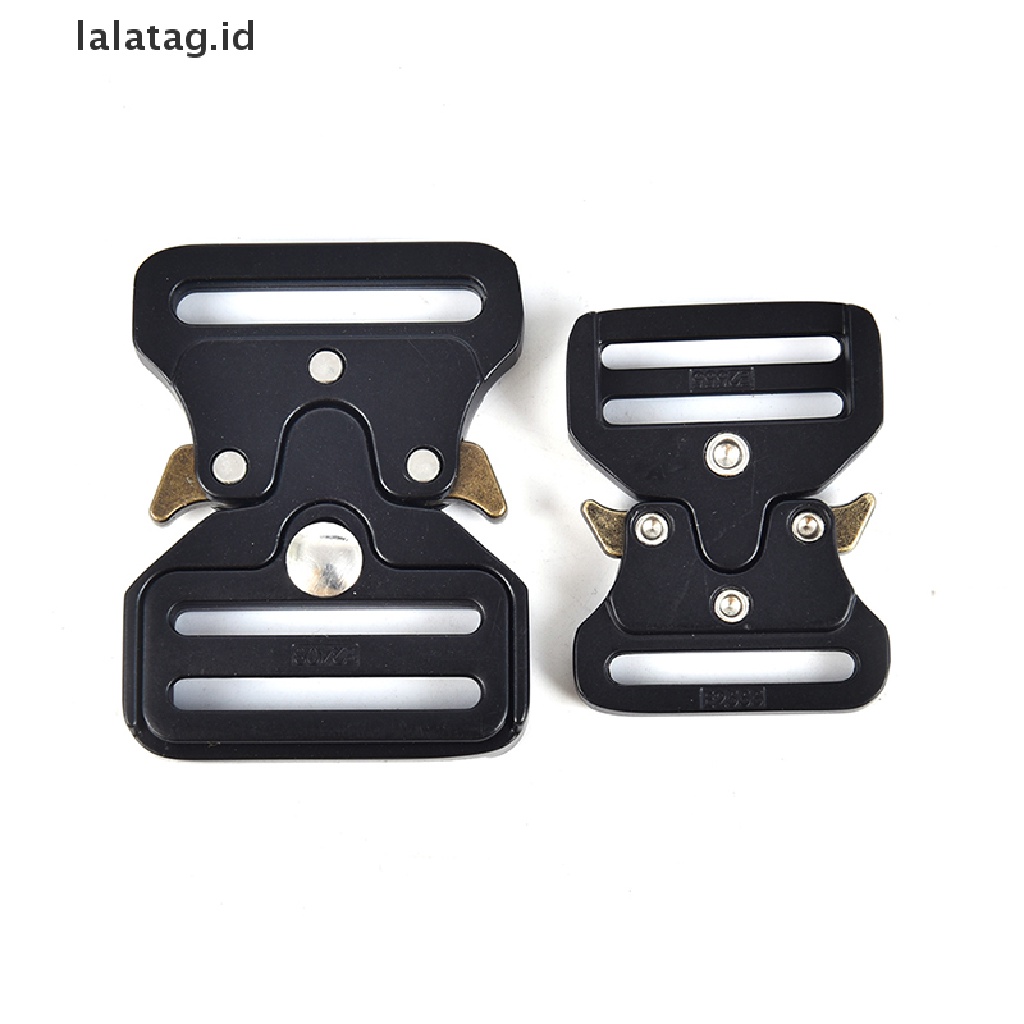 [lalatag] Gesper Tali Metal Pelepas Samping Cepat Untuk Tas Webbing Aksesoris Koper [ID]