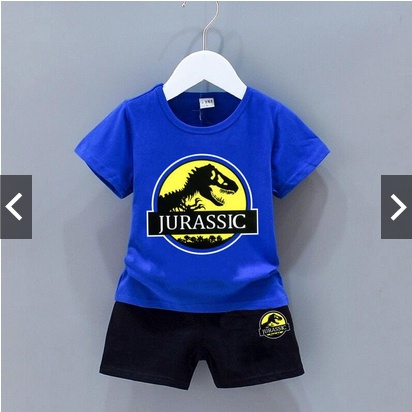 SETELAN UNISEX ANAK SET DINO SERIES  / BISA COD /SET ANAK LAKI LAKI 0-4 THN