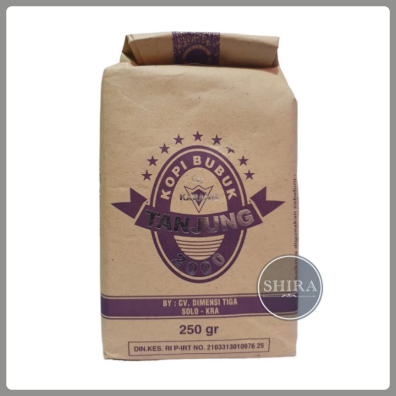 

Kopi Bubuk Tanjung Arabica Premium 2000 Cap Karang 250gram