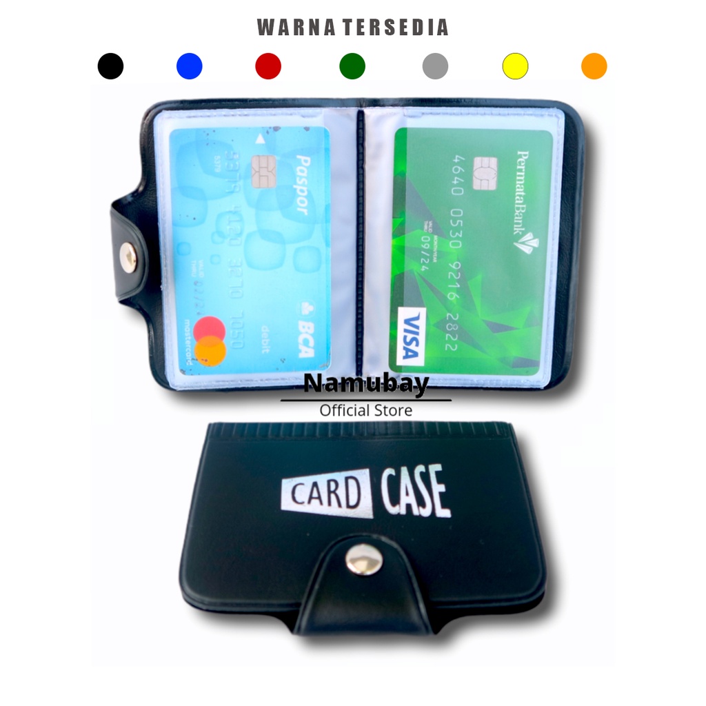 DOMPET KARTU 20 SLOT / DOMPET KANCING / DOMPET LIPAT / CARD CASE / DOMPET WANITA &amp; PRIA / DOMPET ATM TERLARIS/ case card / case slot card / clear card case / dompet kecil / dompet kartu / dompet kartu logam / dompet kartu terbaru / dompet kartu elegant