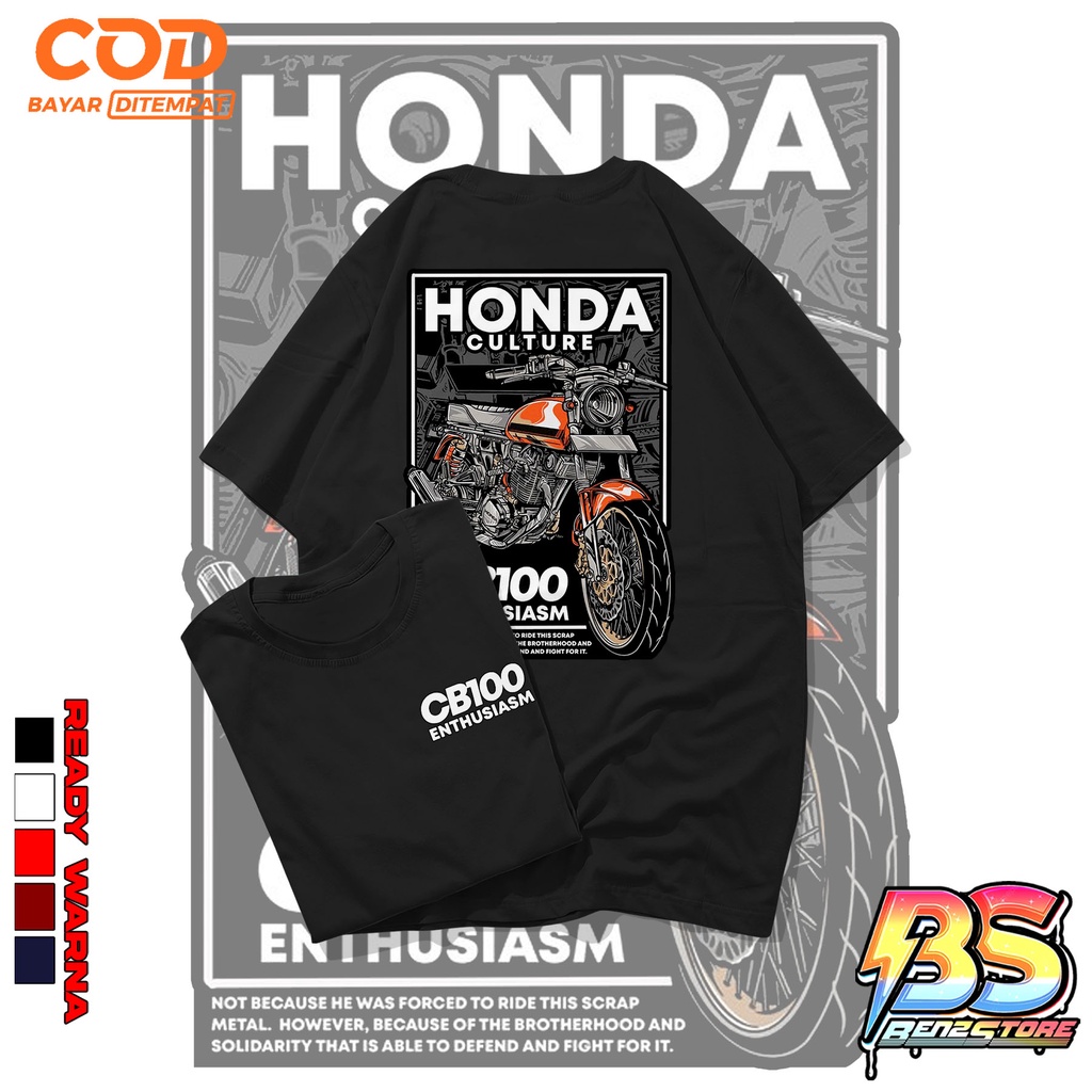 KAOS SITRO HONDA 100 - KAOS GL - KAOS HEREX - BAJU HONDA 100 - BAJU HEREX STYLE