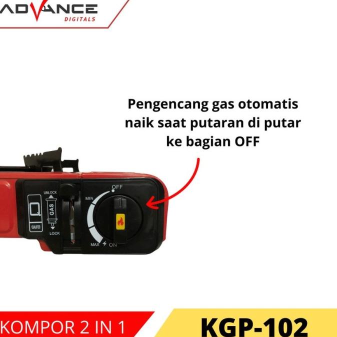 Advance Kompor Portabel Kompor 2 Fungsi Tabung&amp;Kaleng Kompor Steamboat