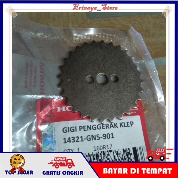 ORIGINAL AHM Gir Gear Gigi Sentrik Teming Timing Keteng Motor Honda Astrea Grand Supra Fit Prima GBG