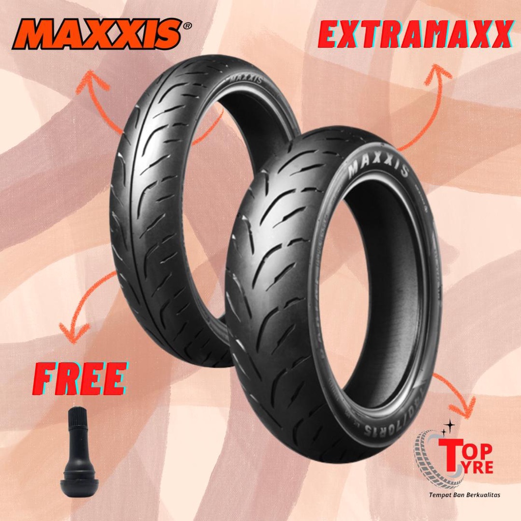 PAKET BAN MOTOR RING 17 // MAXXIS EXTRAMAXX 110/70-17 & 140/70-17 TUBELESS // BAN MOTOR R15, CBR150R