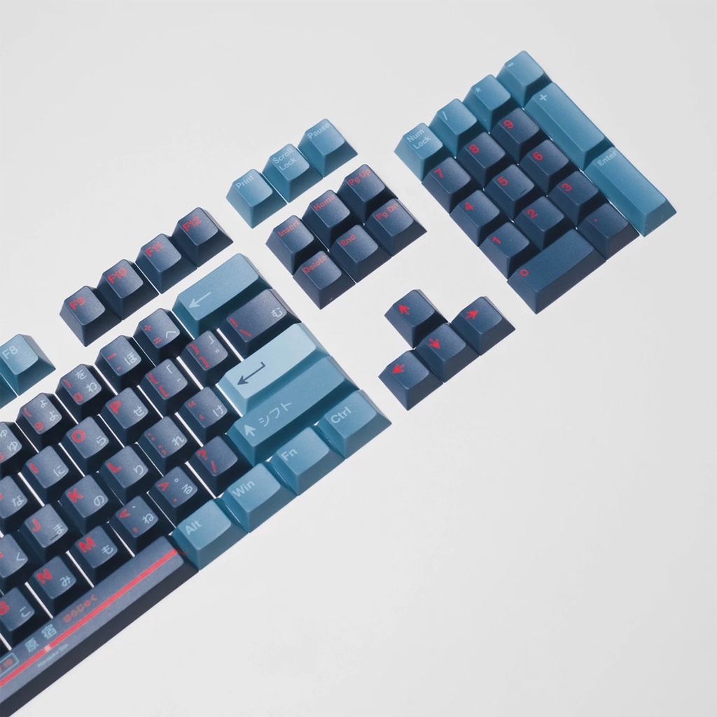 Press Play Harajuku Japanese Root PBT Keycaps 118 Set Cherry Profile