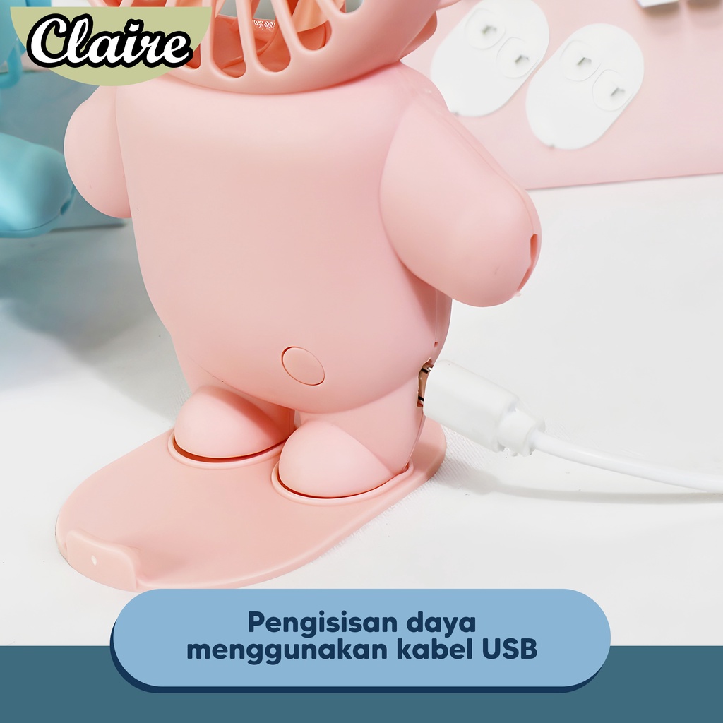 K9 Mini Hand Fan Boneka / Kipas Duduk Boneka /  Kipas Minimalis