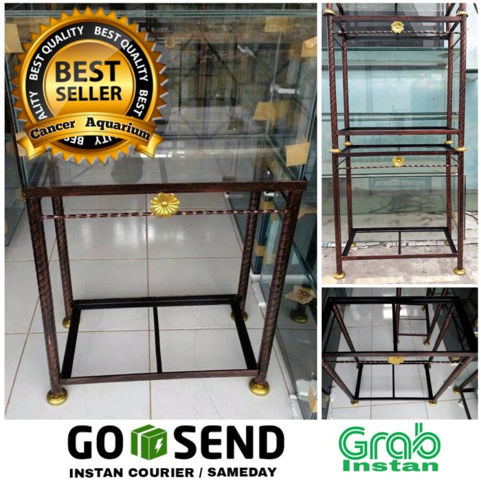 Rak Rak Besi Aquarium 60X30